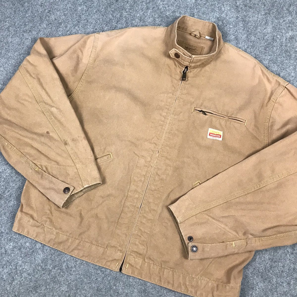 Levi's Vintage Clothing × Vintage Vintage Levi’s workers chore zipper jacket Size US M / EU 48-50 / 2 - 6 Thumbnail