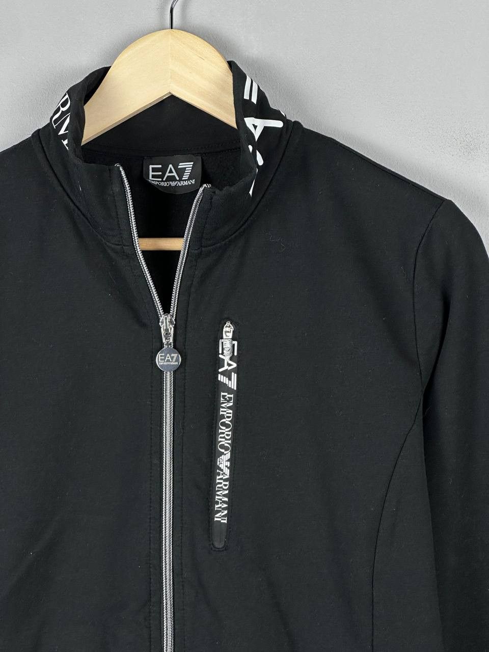 Emporio Armani Emporio Armani EA7 Black Big Logo Tracksuits Size L / US 10 / IT 46 - 4 Thumbnail