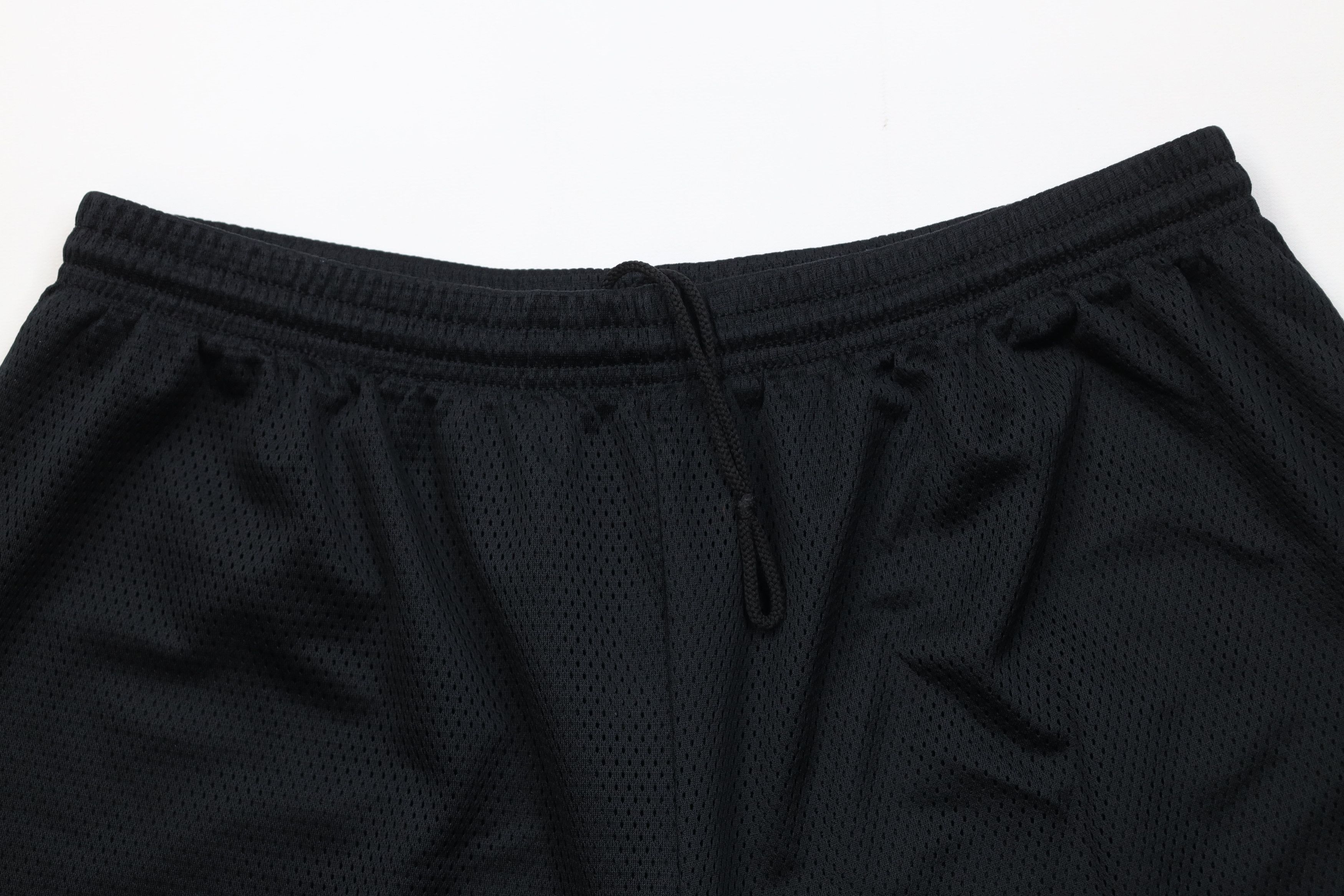 Nike Vintage 90s Nike Mini Swoosh Above Knee Shorts Black Mesh Size US 36 / EU 52 - 2 Thumbnail