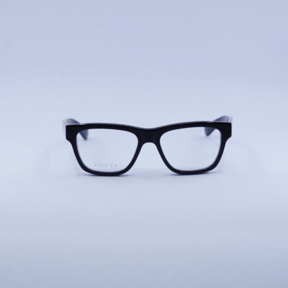 Gucci Gucci GG1795O 001 Eyeglasses Shiny Black 52mm Square Frame Size ONE SIZE - 2 Thumbnail