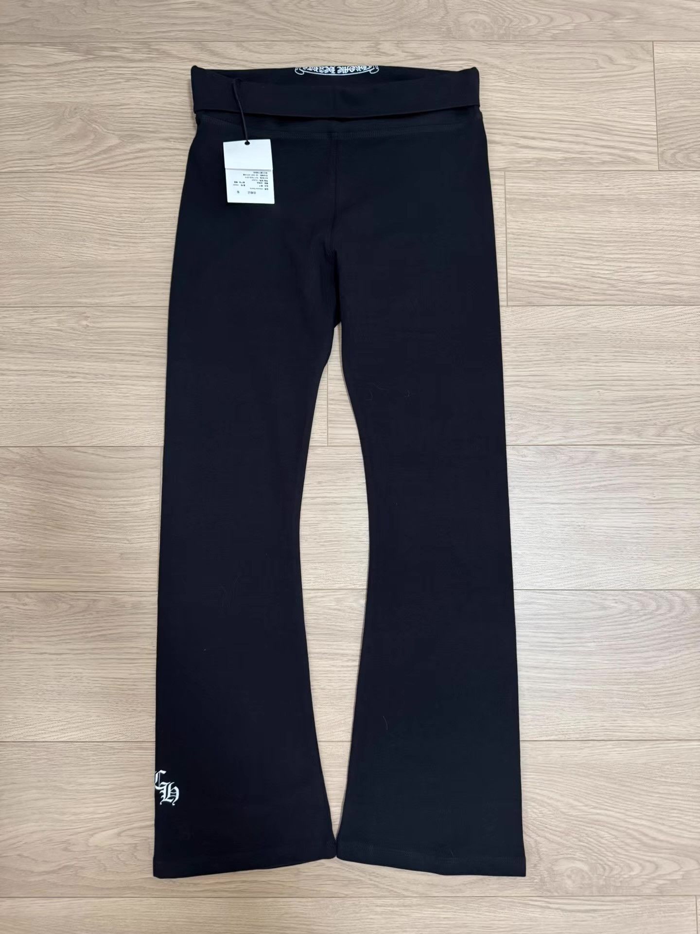 Chrome Hearts Chrome Hearts Black Track Pants / Yoga Pants Q14 Size US 32 / EU 48 - 1 Thumbnail