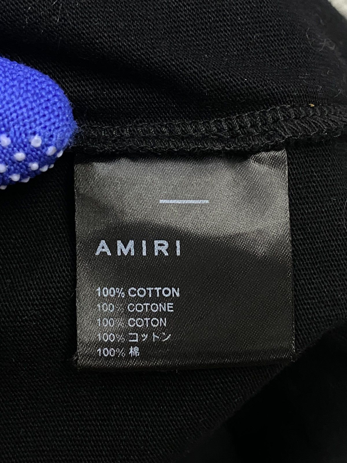Amiri Amiri Floral Logo Black T-Shirt Size US L / EU 52-54 / 3 - 9 Thumbnail