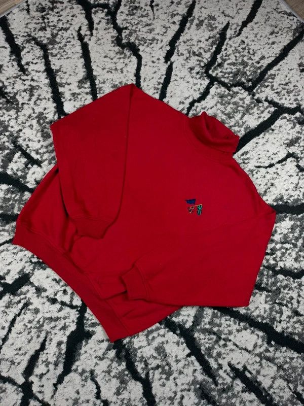 Gap Vintage Gap turtleneck sweatshirt red L Size US L / EU 52-54 / 3 - 2 Thumbnail