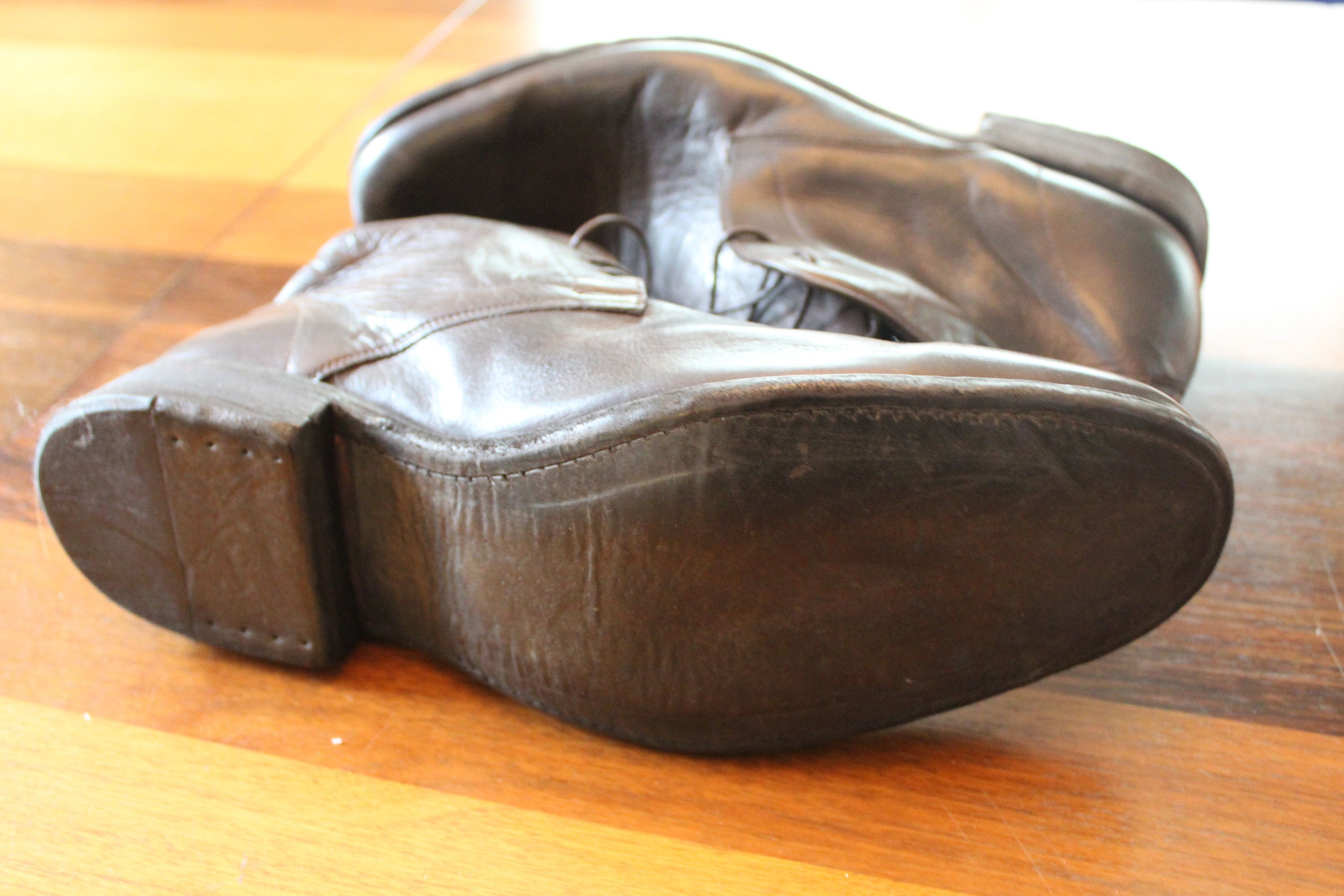 John Varvatos Varvatos Collection Washed Leather Chukka Boot | Circa 2003 Size US 11 / EU 44 - 2 Thumbnail