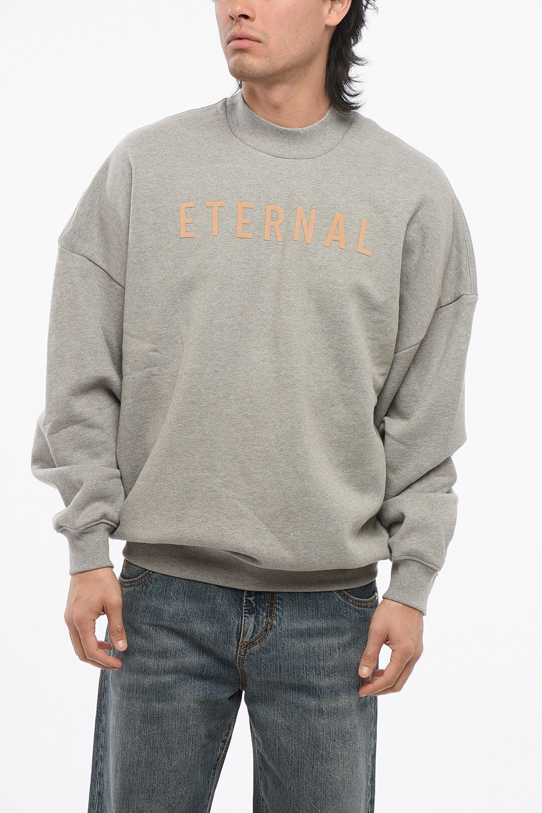 Fear of God og1mm0825 Brushed Cotton Eternal Sweatshirt in Grey Size US XS / EU 42 / 0 - 1 Thumbnail