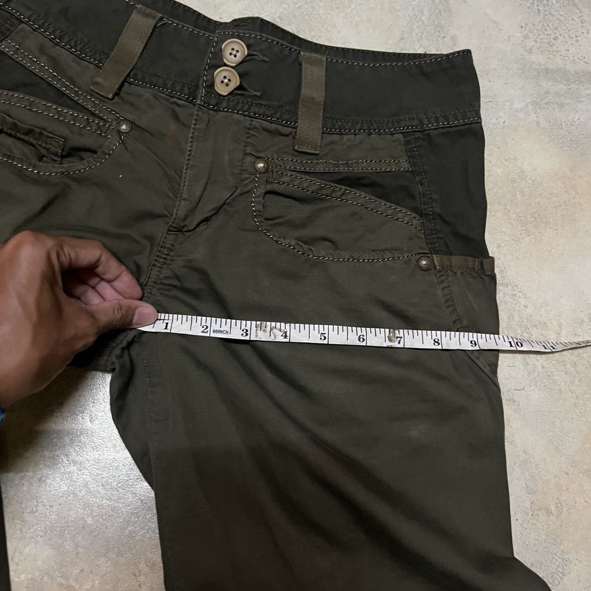 Marithe + Francois Girbaud Marithe Francois Girbaud MFG Bootcut Flare Pants Size 30" / US 8 / IT 44 - 12 Thumbnail