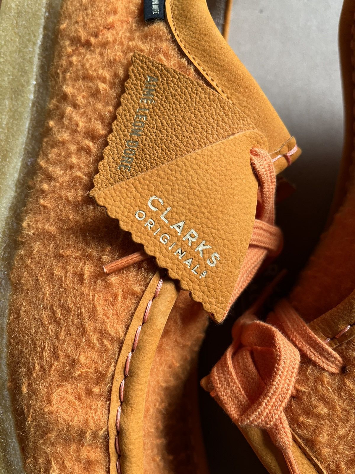 Aime Leon Dore × Clarks Us 9 ALD X Clarks Wallabee low orange casentino wool Size US 9 / EU 42 - 5 Thumbnail