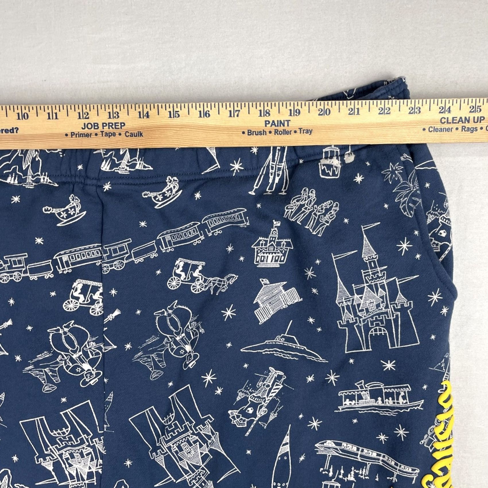 Disney Disney Sweatpants Mens 3XL Blue Mickey Mouse Tapered Pants Disneyland Resort Sweatpants Size US 39 - 6 Thumbnail
