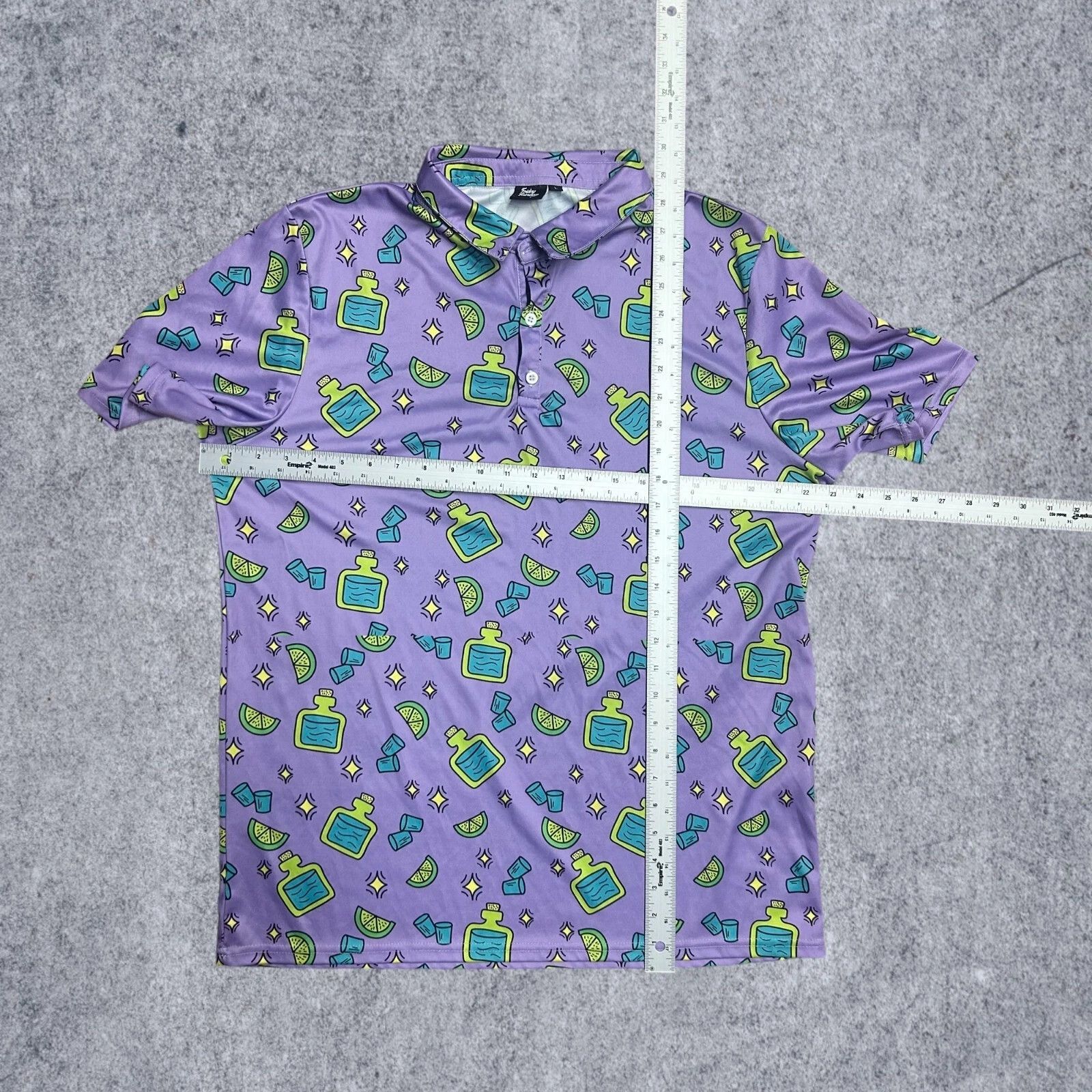 Adidas Friday Fairways Golf Polo Shirt Large Purple Size US L / EU 52-54 / 3 - 3 Thumbnail