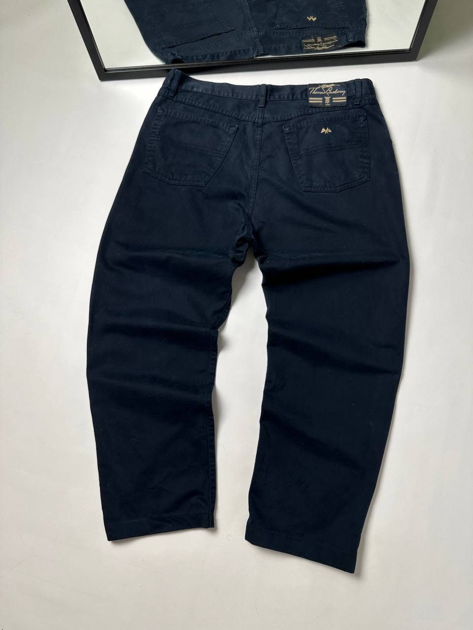 Burberry Vintage Thomas Burberry Denim Jean Navy Blue Baggy Fit Size US 32 / EU 48 - 1 Thumbnail