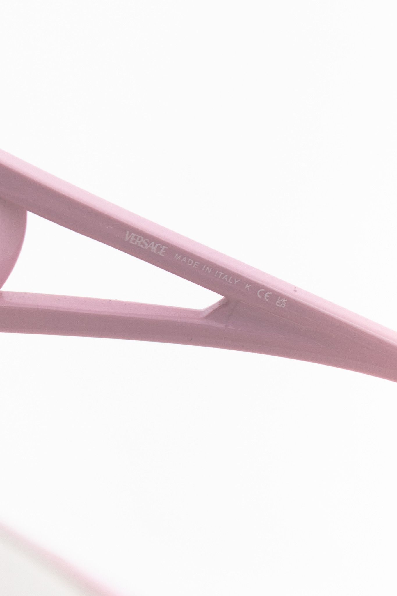 Versace Versace SS/24 VE4475 Pink Medusa-Logo Shield Sunglasses Size ONE SIZE - 9 Thumbnail
