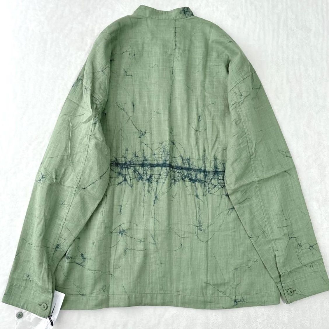 Issey Miyake ISSEY MIYAKE MEN ROKETSU Shirt 24SS Green Size 4 Long Sleeve Cotton New Size US S / EU 44-46 / 1 - 5 Thumbnail