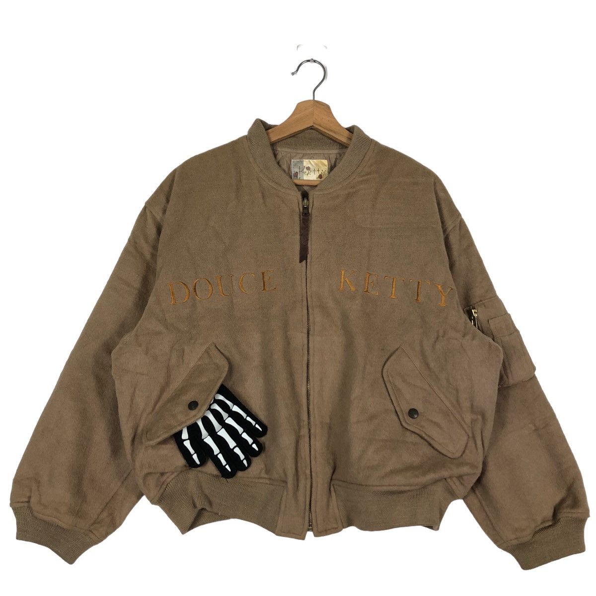 Japanese Brand 🔥Vintage Bomber Varsity Wool Jacket Ketty Issey Miyake Size US L / EU 52-54 / 3 - 3 Thumbnail
