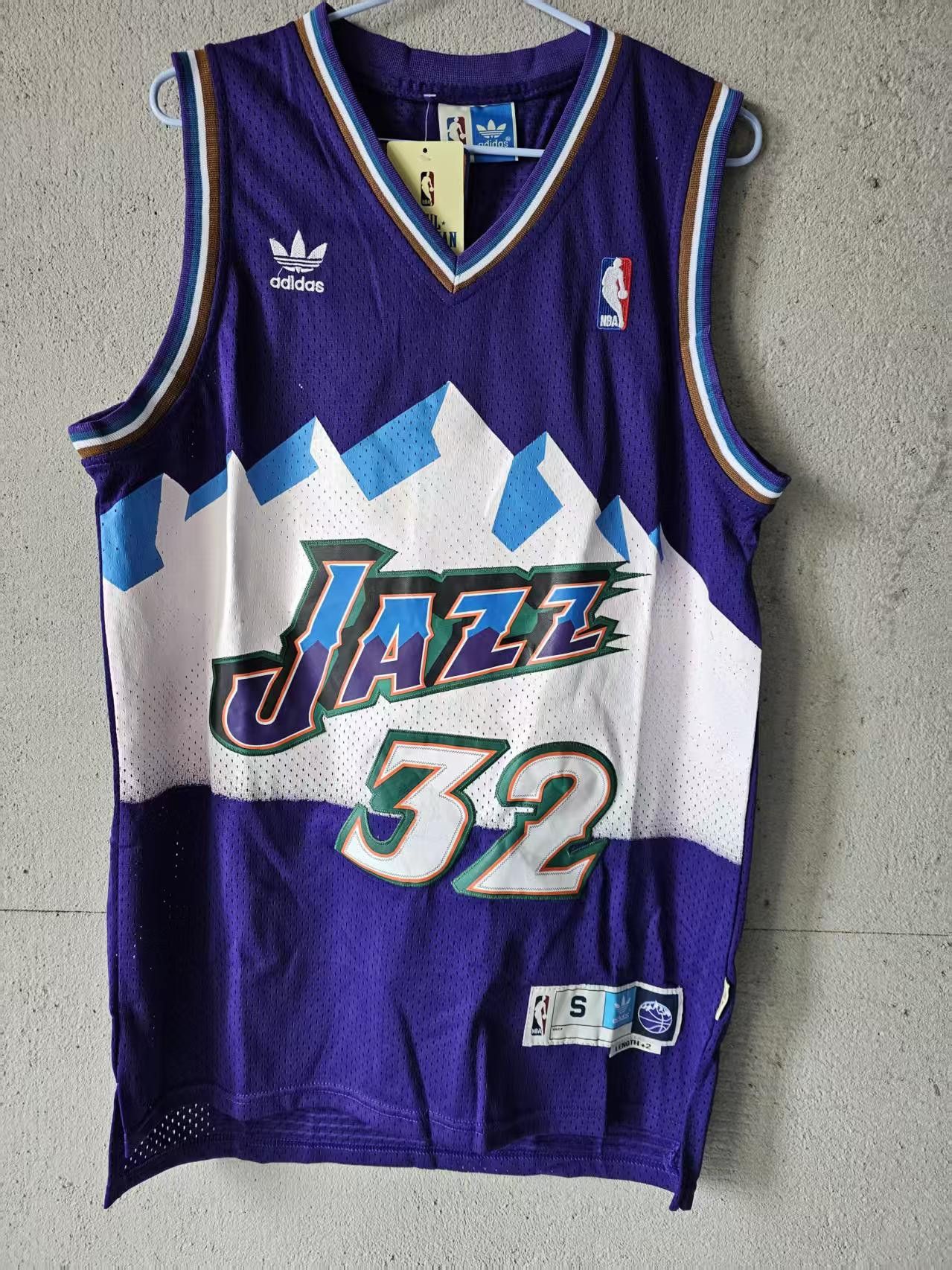 NBA Utah Jazz #32 Karl Malone Jersey Size US S / EU 44-46 / 1 - 1 Thumbnail