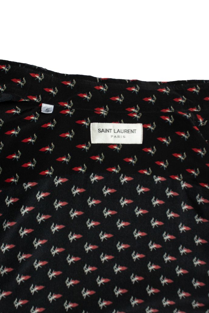 Saint Laurent Paris Saint Laurent, smoking lips heart print shirt 2017 Size US L / EU 52-54 / 3 - 6 Thumbnail