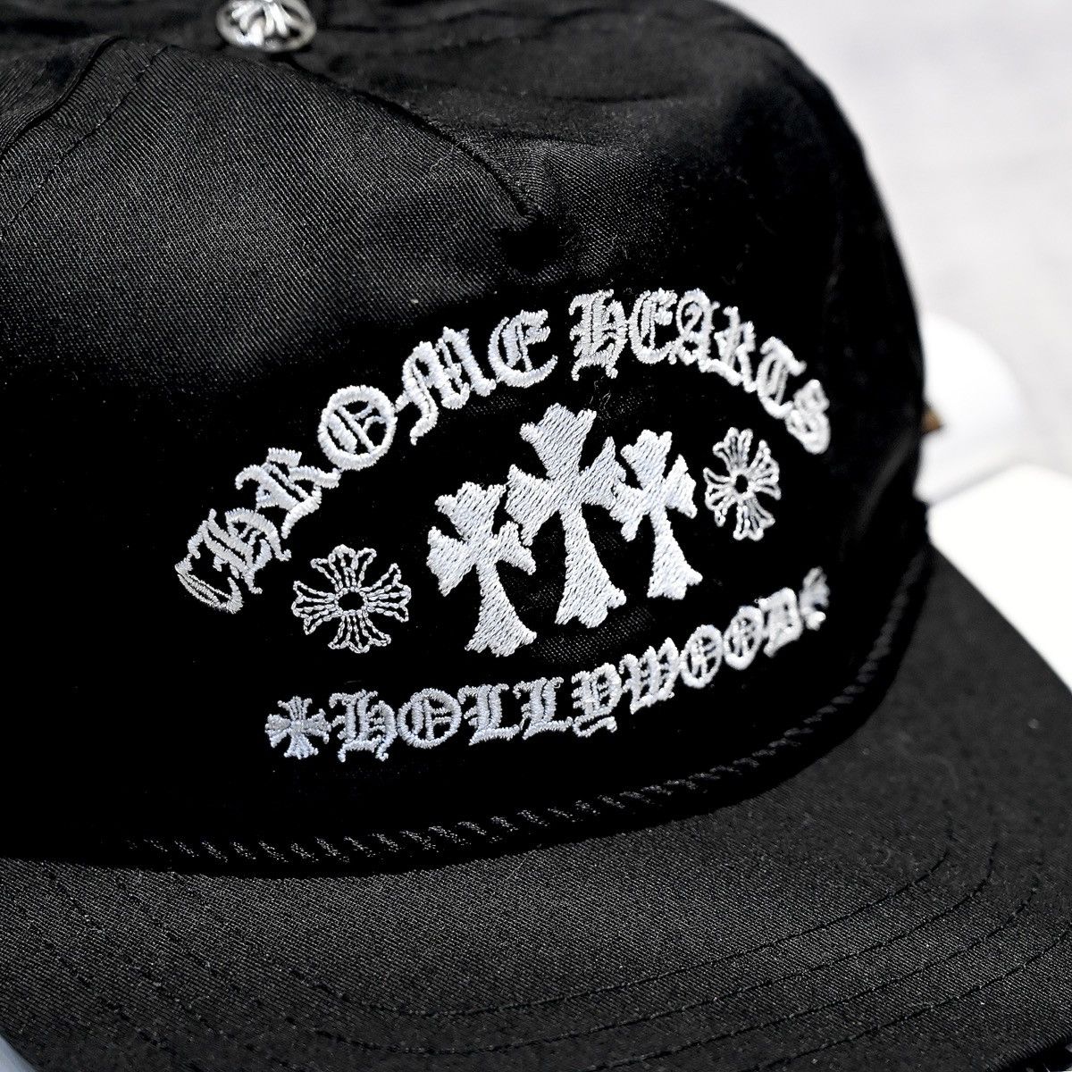 Chrome Hearts CHROME HEARTS GAS STATION ROCK TRUCKER HAT BLACK Size ONE SIZE - 3 Thumbnail