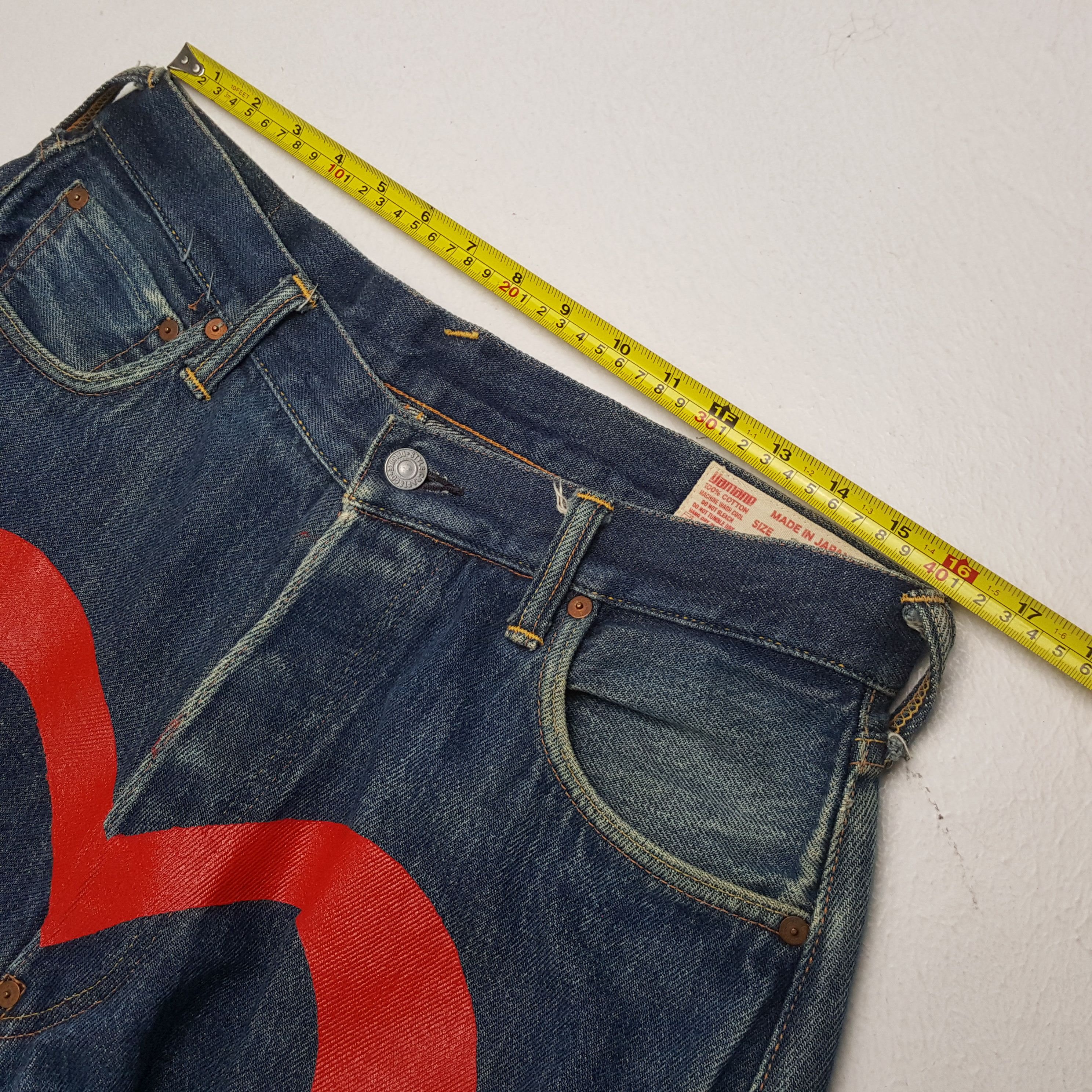 Evisu × Japanese Brand × Vintage Vintage EVISU Japanese Brand Daicock Custom Design Jeans Size US 32 / EU 48 - 7 Thumbnail