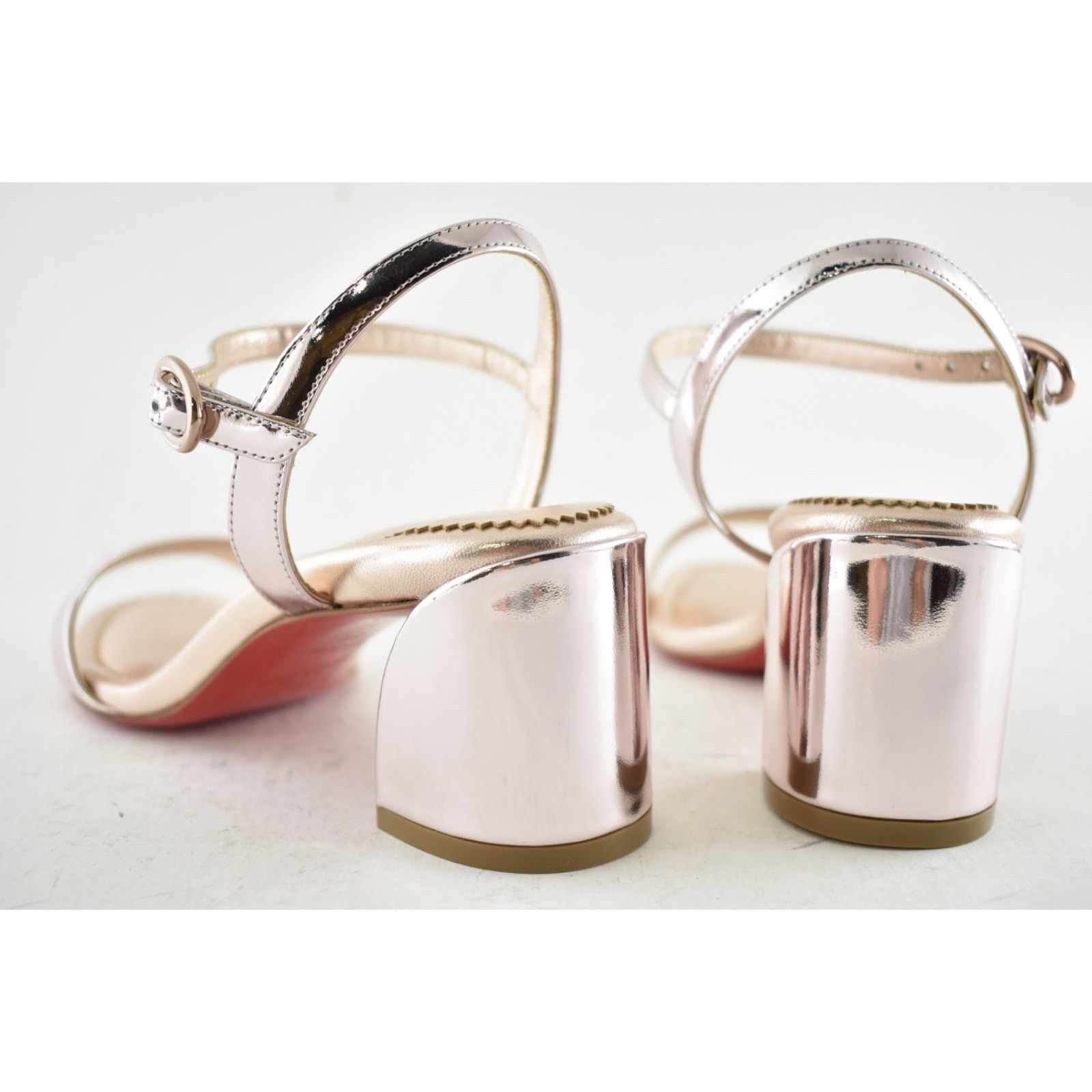 Christian Louboutin Christian Louboutin Miss Jane Sandal 55 Rose Pink Ankle Size US 6.5 / IT 36.5 - 16 Thumbnail
