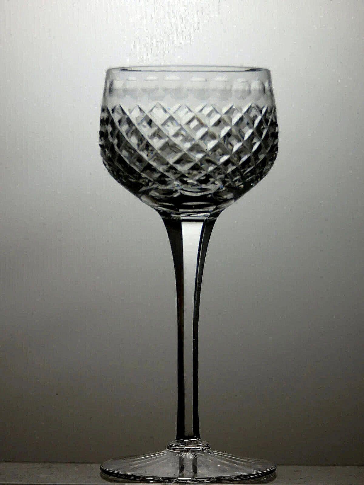 Starter Stuart Crystal Hardwicke Cut Wine Hock Glass 7" Size ONE SIZE - 2 Thumbnail