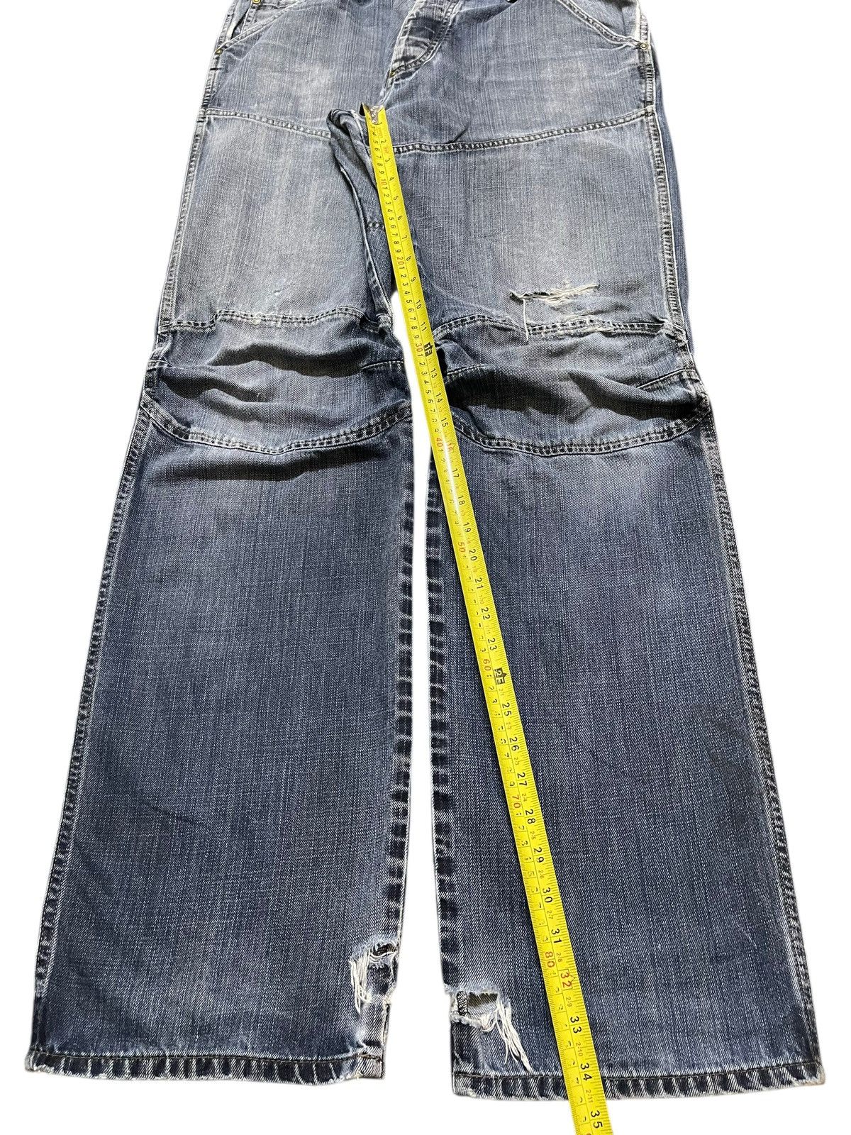 G-Star Vintage Japanese G-Star Faded Wash Distress Baggy Jeans Size US 34 / EU 50 - 13 Thumbnail