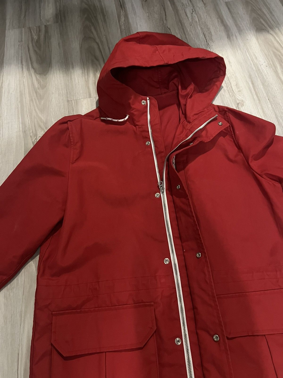 Gap GAP Mens Red Raincoat Size US M / EU 48-50 / 2 - 1 Thumbnail