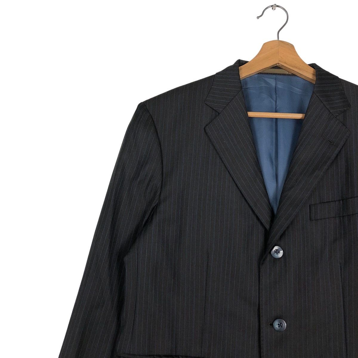Loro Piana 🔥Vintage Coats Striped Pin Loro Piana Four Seasons Wool Size US S / EU 44-46 / 1 - 7 Thumbnail