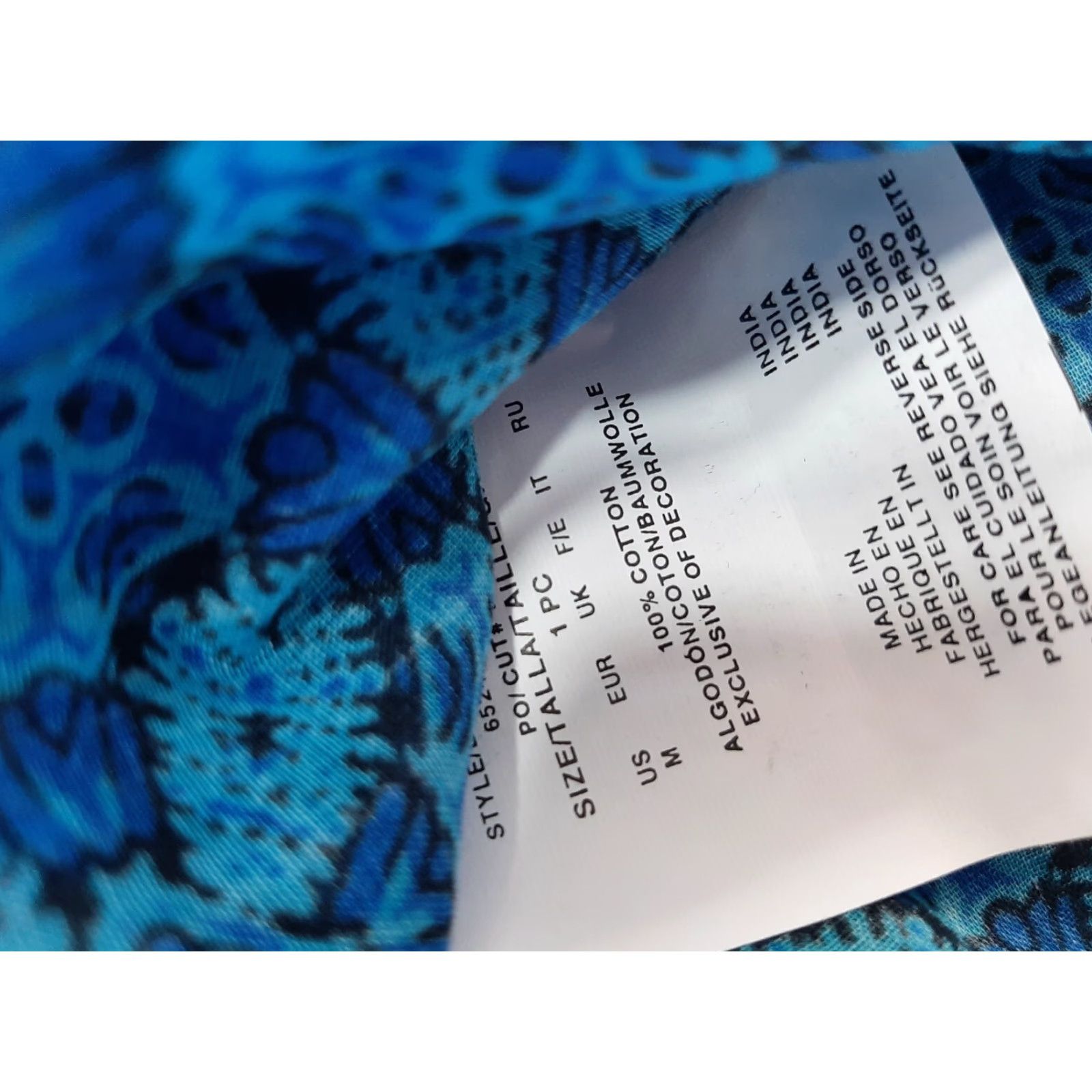 Vintage Miraclesuit Womens Medium M Blue Top Women M Blue Size ONE SIZE - 4 Thumbnail