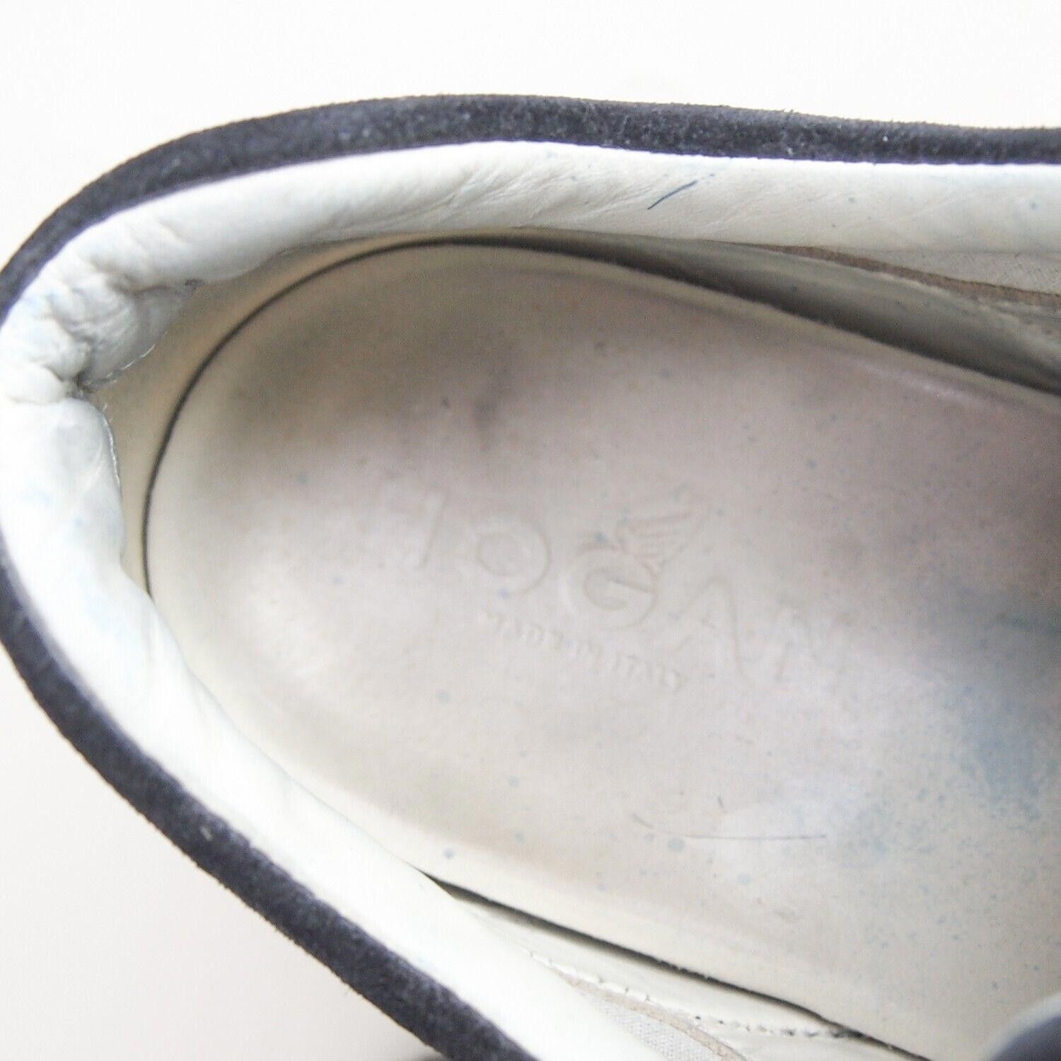 Hogan Hogan Sneakers Blue Canvas Suede Mens US 10 EU 43 Size US 10 / EU 43 - 8 Thumbnail