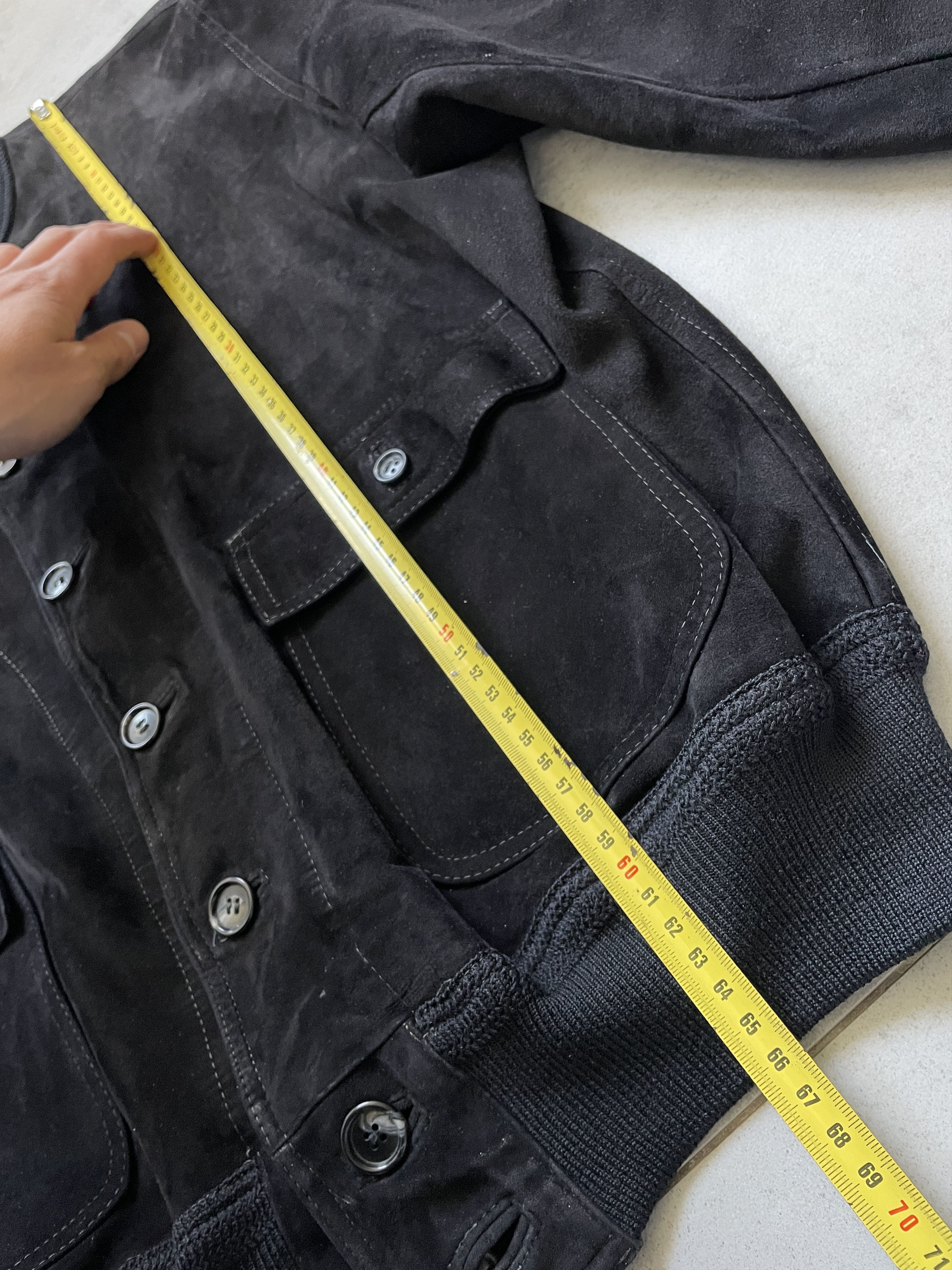 Valstar VALSTAR VALSTARINO MADE IN ITALY BLACK SUEDE BOMBER Size US L / EU 52-54 / 3 - 9 Thumbnail