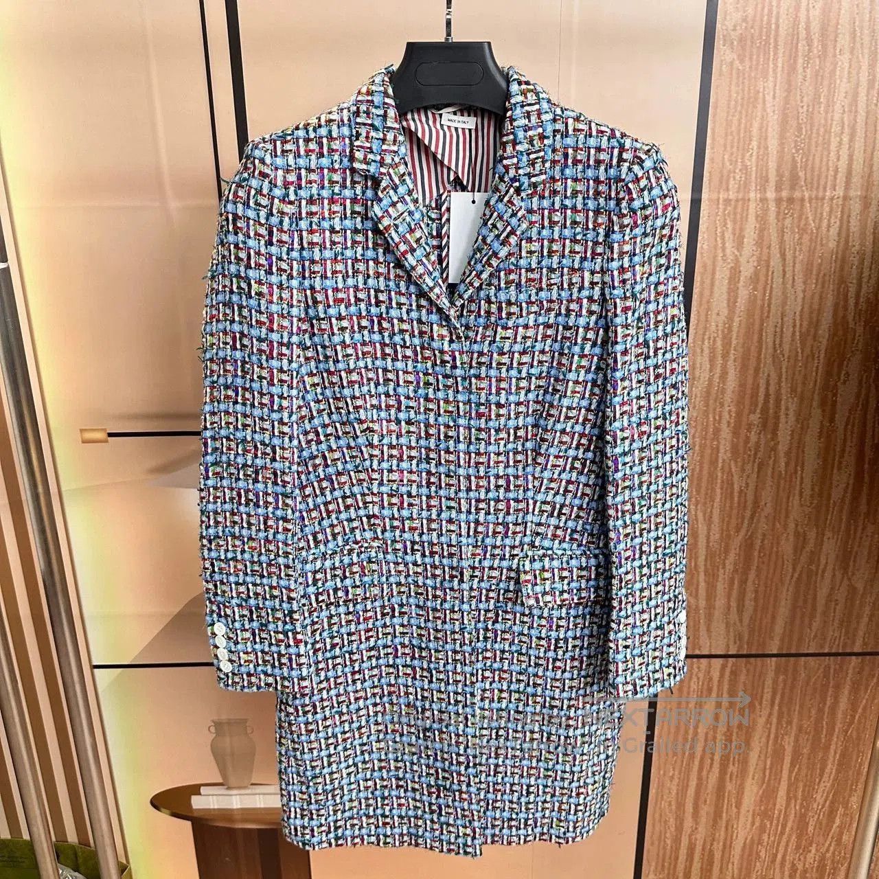 Thom Browne thom browne colorful woven coat size 0. Size XS / US 0-2 / IT 36-38 - 1 Thumbnail