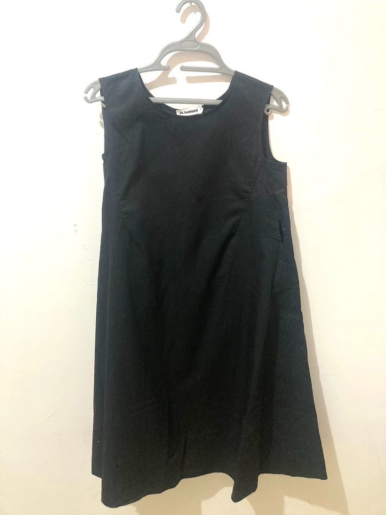 Jil Sander Jil Sander Sleeveless Black Dress -dmc Size US M / EU 48-50 / 2 - 1 Thumbnail