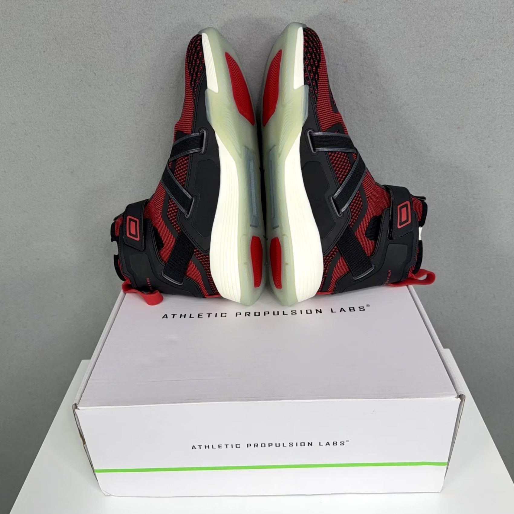 Athletic Propulsion Labs Athletic Propulsion Labs APL Super Future Shoes Mens Size 11 Red Black High Top Size US L / EU 52-54 / 3 - 7 Thumbnail