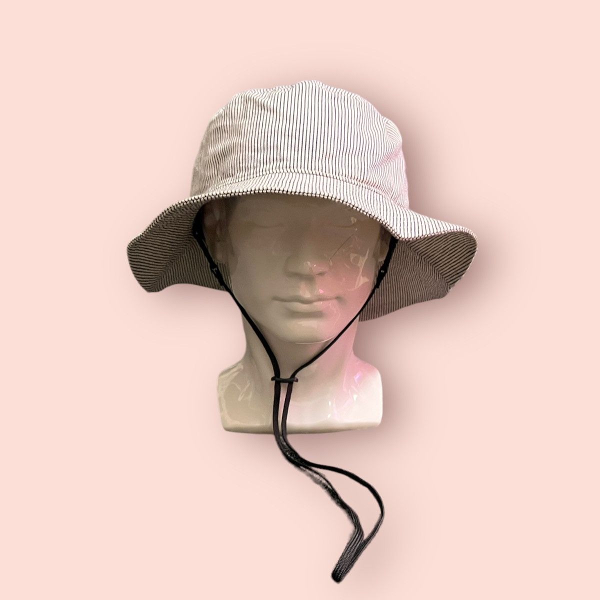 Edwin × Japanese Brand RARE VINTAGE EDWIN HICKORY STRIPED BUCKET HAT Size ONE SIZE - 6 Thumbnail
