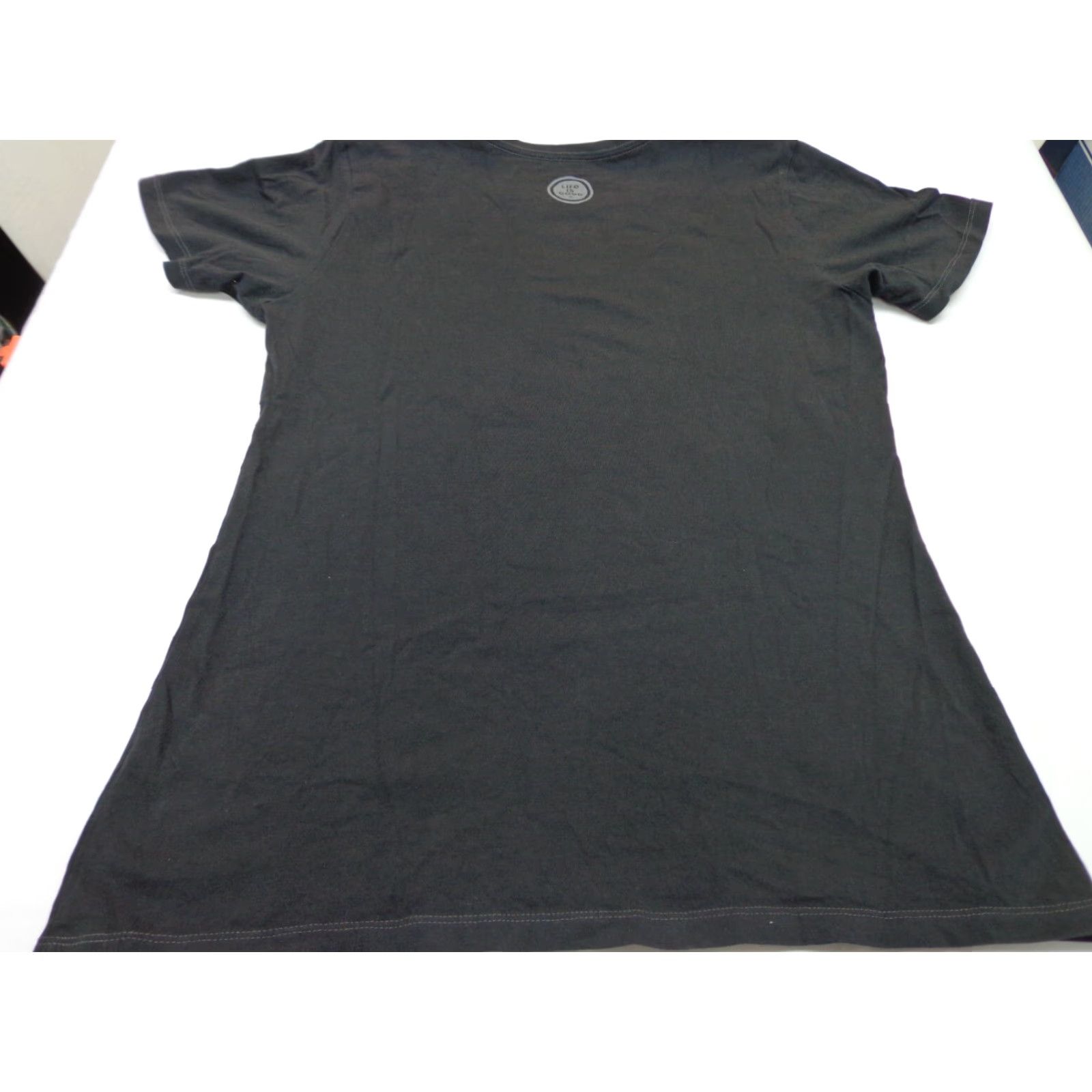 Life is Good Life is Good Women's Tee V-Neck Short Sleeve Cotton Black Size M Shirt Casual Size S / US 4 / IT 40 - 7 Thumbnail