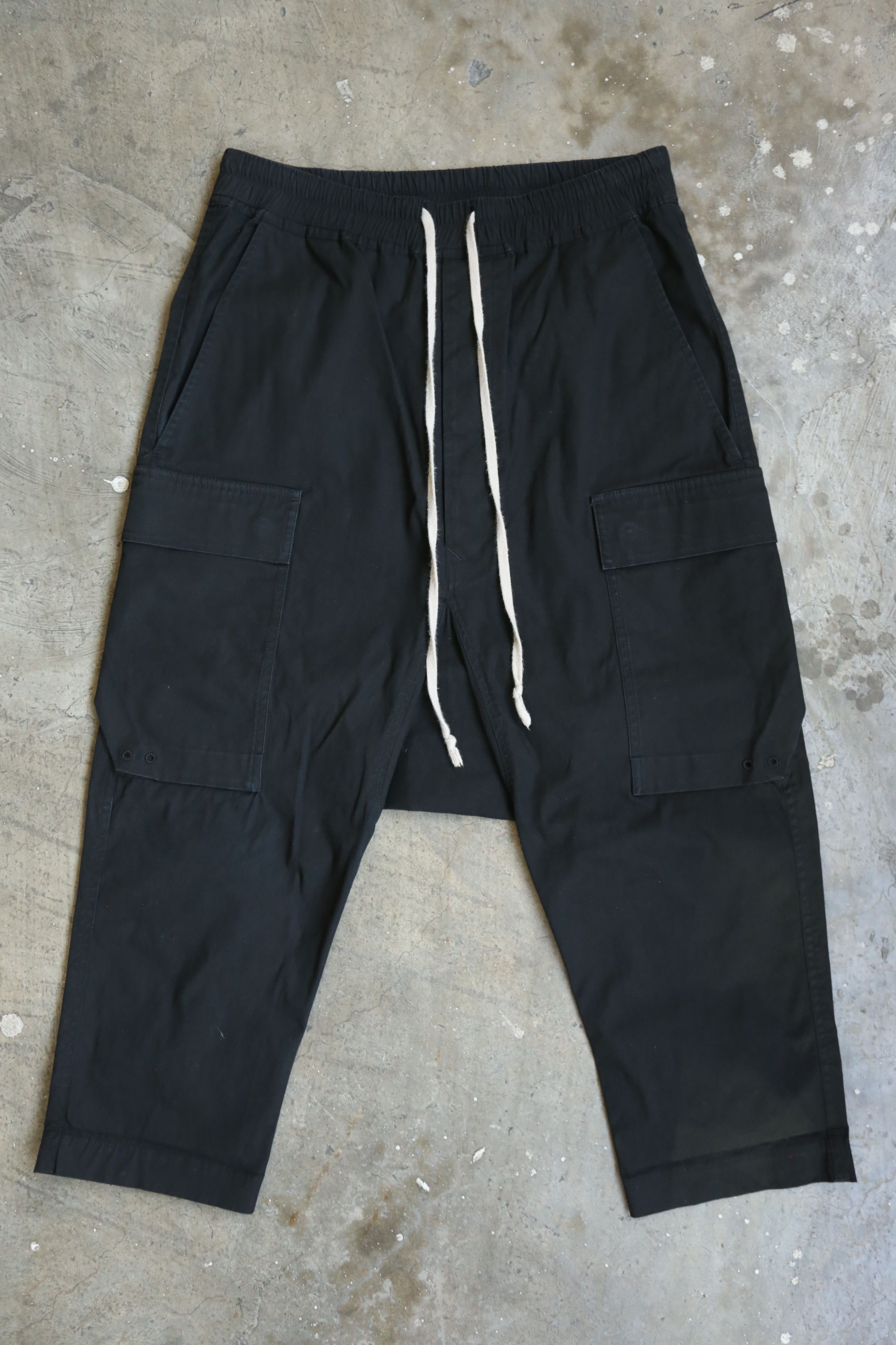 Rick Owens Anthem Cargo Cropped Pants | Grailed
