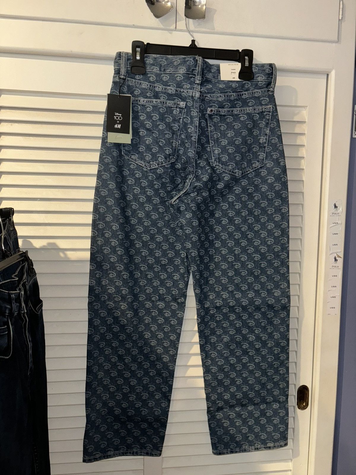 Disney × H&M Disney 100 h&m Trevor Andrew Disney logo monogram denim Size US 29 - 2 Thumbnail