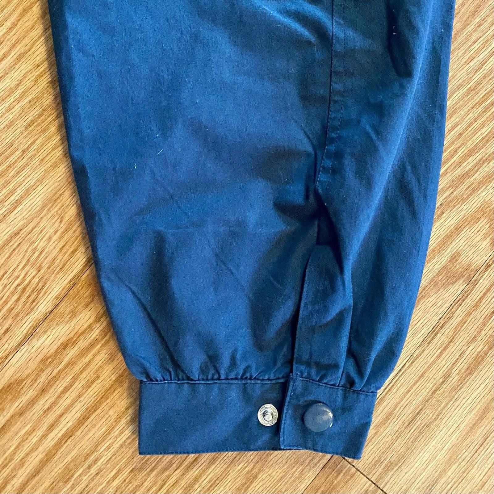 Castaway Clothing Castaways Vintage Blue Nautical Windbreaker Mens XLarge Size US XL / EU 56 / 4 - 9 Thumbnail