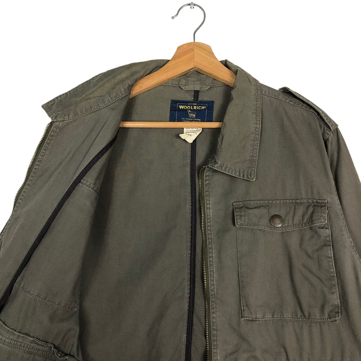 Japanese Brand 🔥VINTAGE CARGO BIKER MULTI POCKET JACKET WOOLRICH JAPAN Size US L / EU 52-54 / 3 - 12 Thumbnail