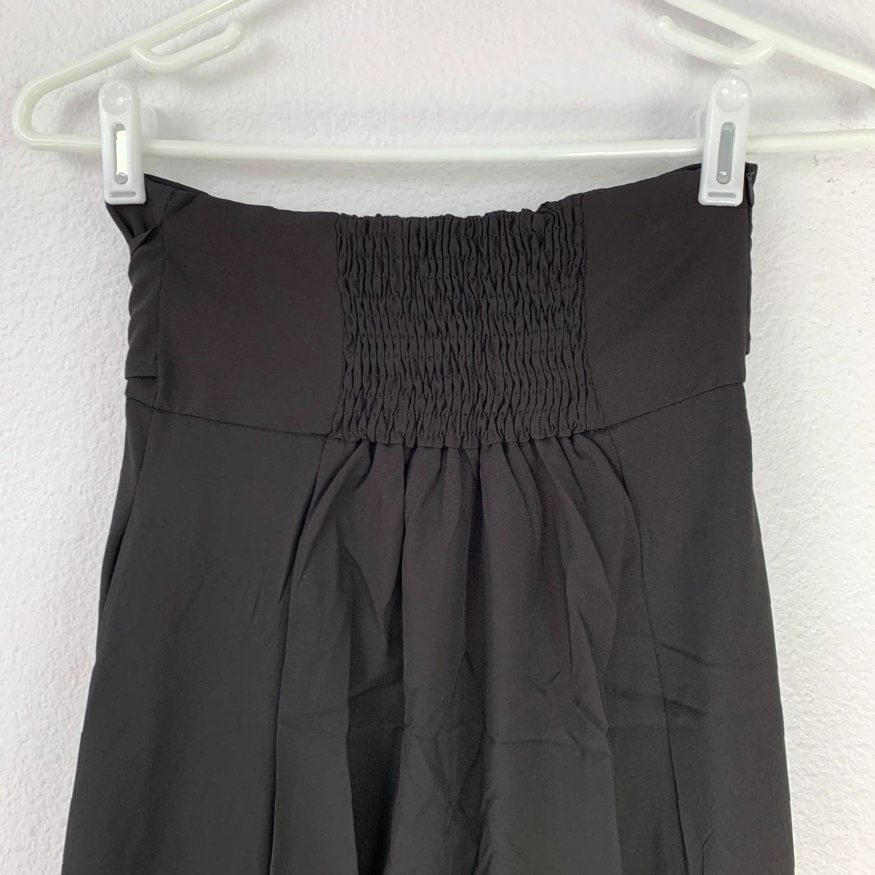 Vintage Calvin & Sally High Waist Long Black Tie Waist Skirt Small NWT Dress Length Long Sleeveless/Skirt Casual Party/Cocktail Women XS? Size 28" / US 6 / IT 42 - 6 Thumbnail