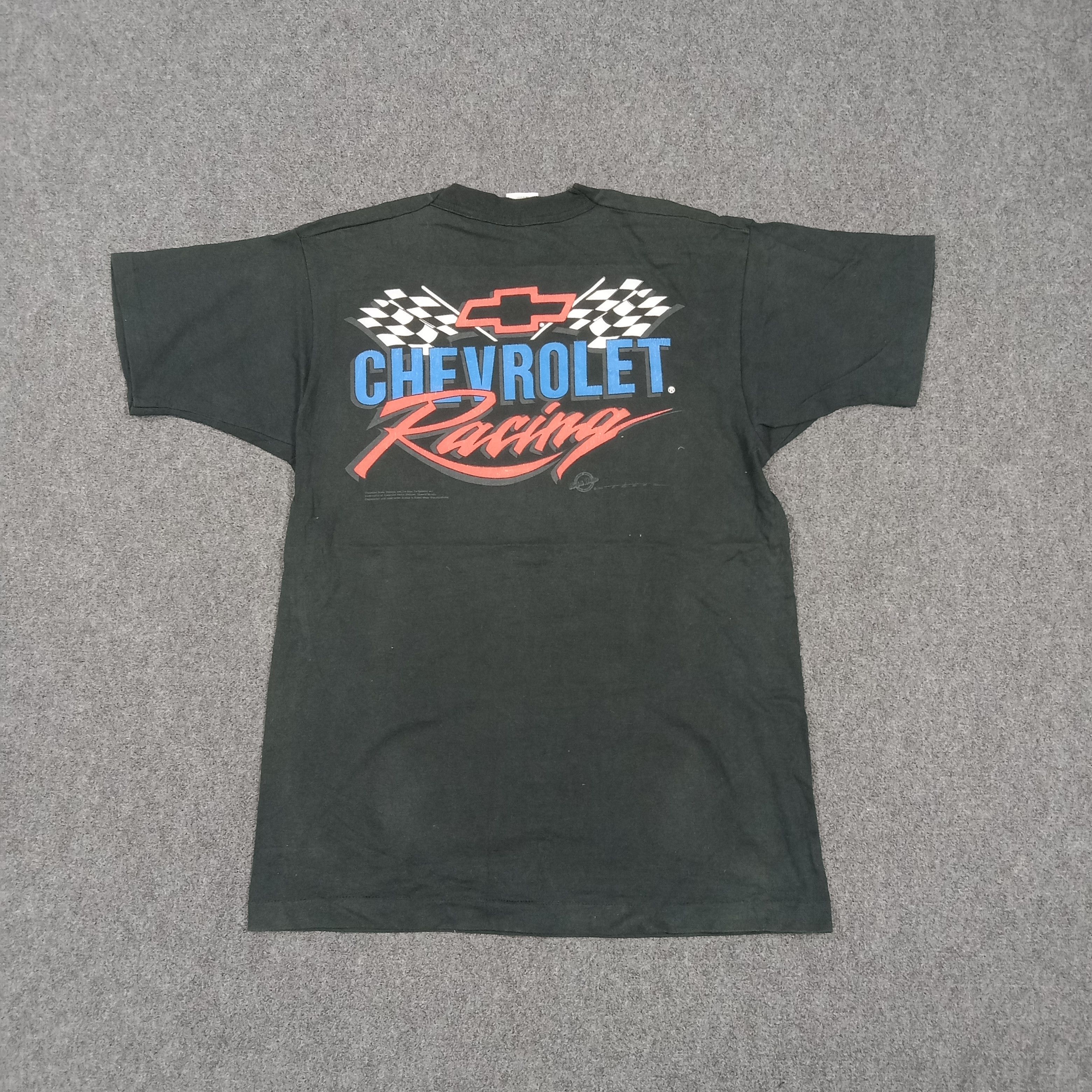 Vintage 90s Chevrolet Racing Motorsport Single Stitch Tshirt C285N26 Size US M / EU 48-50 / 2 - 1 Thumbnail