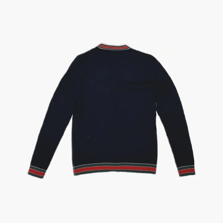 Gucci Gucci Striped V-Neck Long Sleeve Sweater-2507 Size S / US 4 / IT 40 - 2 Thumbnail