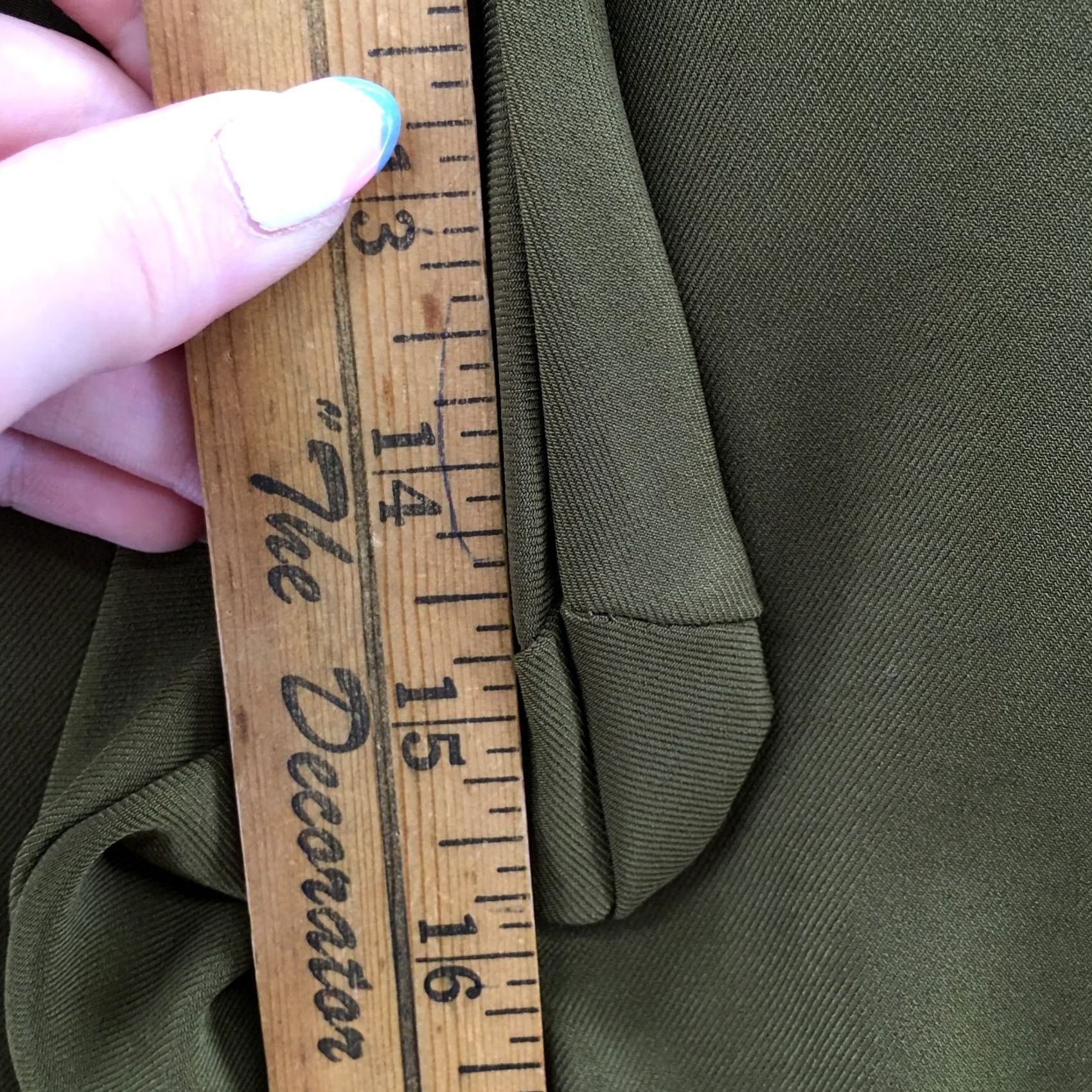 Worthington Worthington Straight Leg Ankle Pants Womens 24W Green Hi-Rise NEW Pants Womens 24W Green Hi-Rise NEW Size 42" / US 20 - 7 Thumbnail