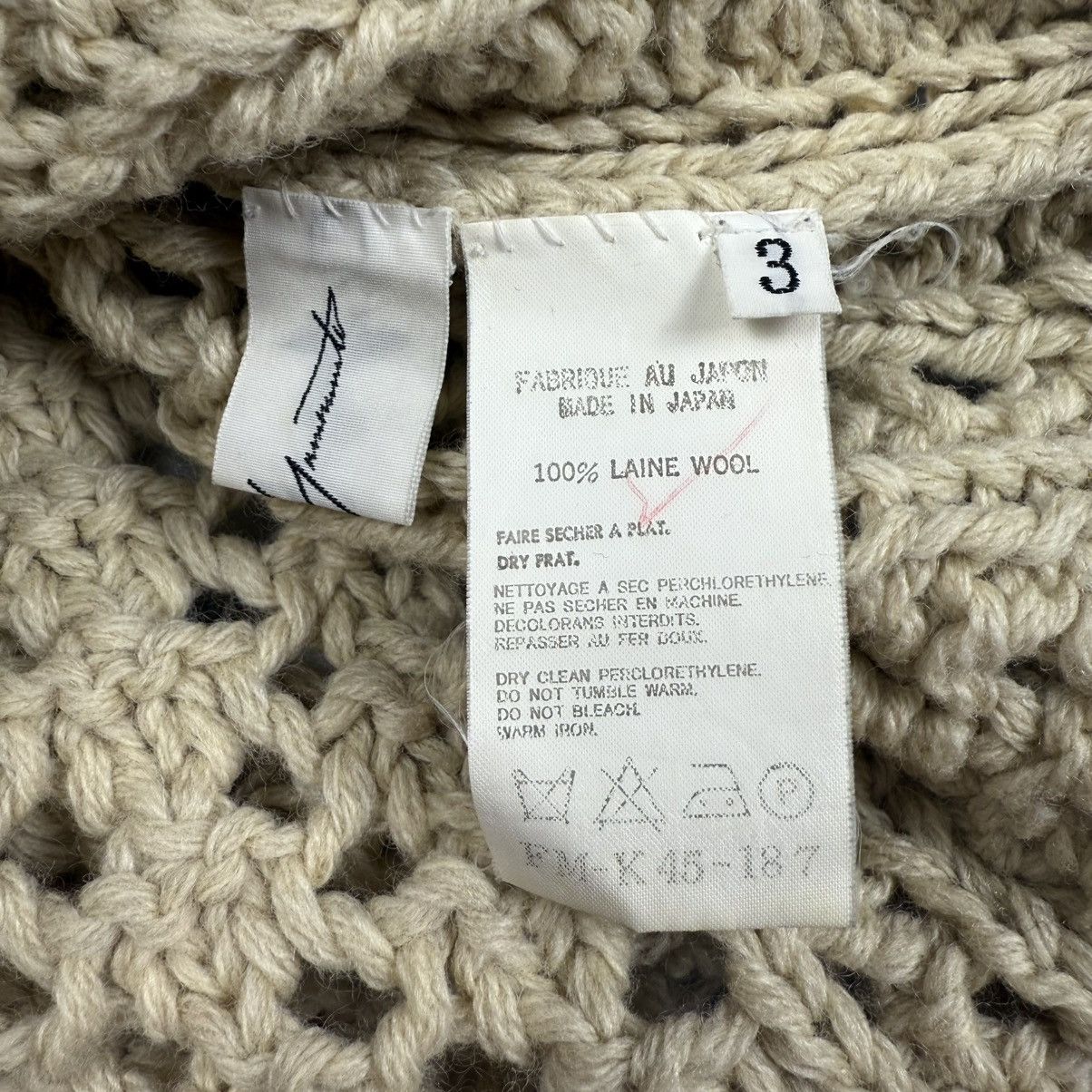 Yohji Yamamoto Archive Yohji Yamamoto Fisherman Cable Knit Wool Sweater Size US L / EU 52-54 / 3 - 7 Thumbnail