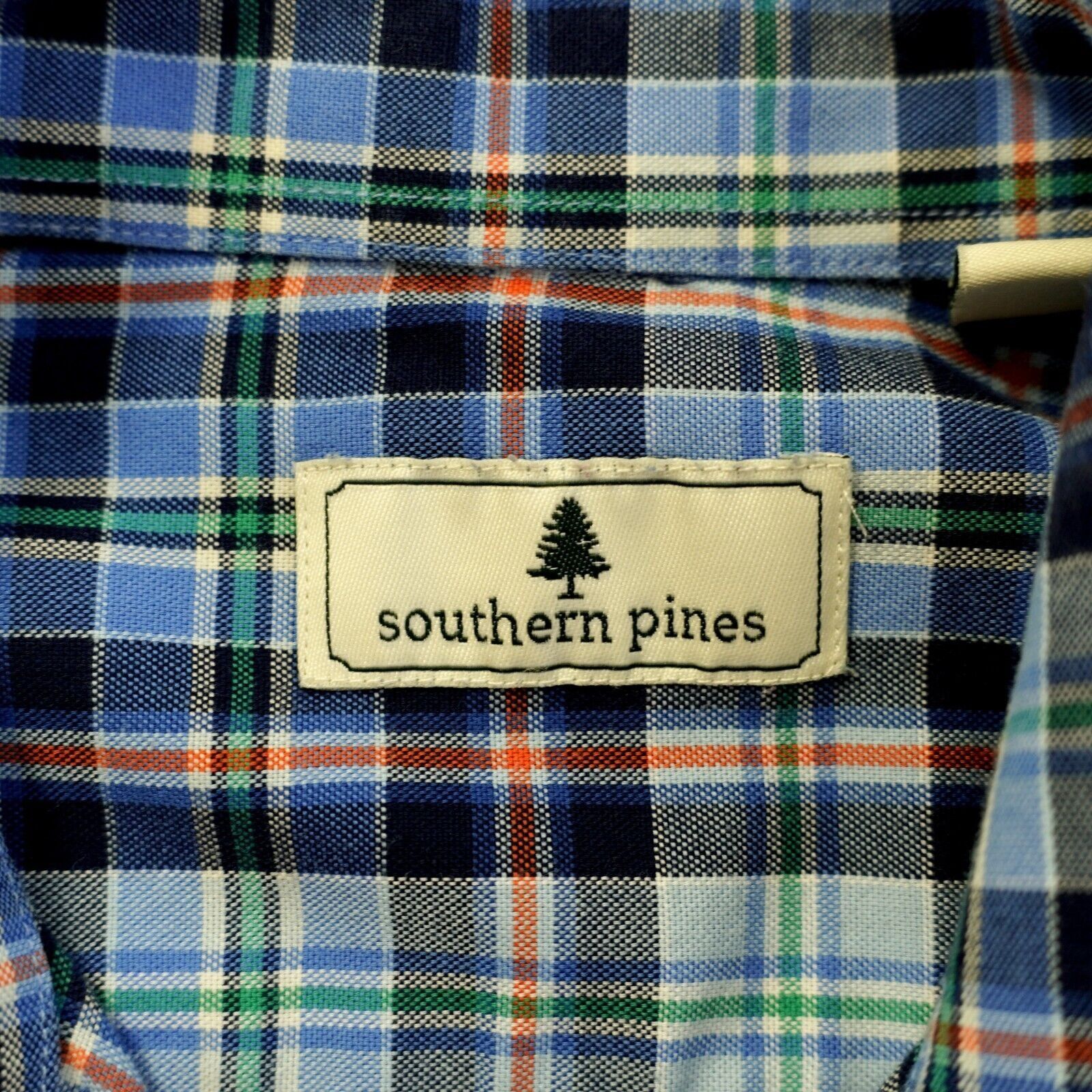 Other Southern Pines Flannel Plaid Blue Multi-Collared Collared Dr Size US M / EU 48-50 / 2 - 10 Thumbnail