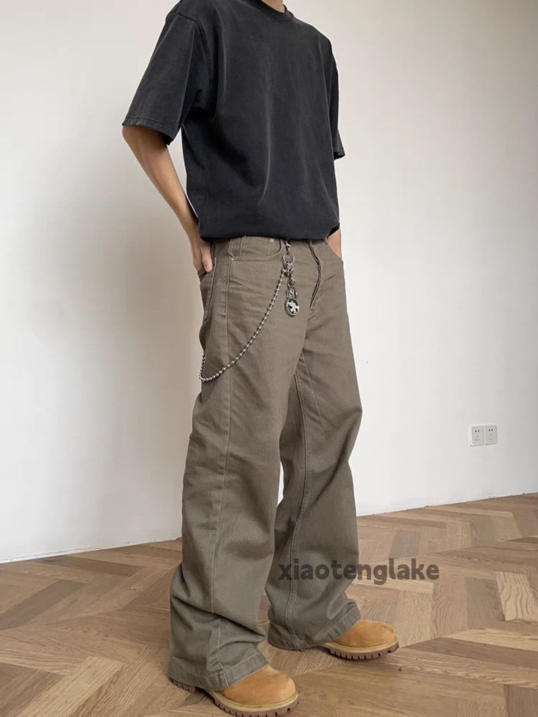 Designer × Jean × Vintage Unisex washed faded cleanfit yuppie bootcut flared jeans Size US 32 / EU 48 - 5 Thumbnail