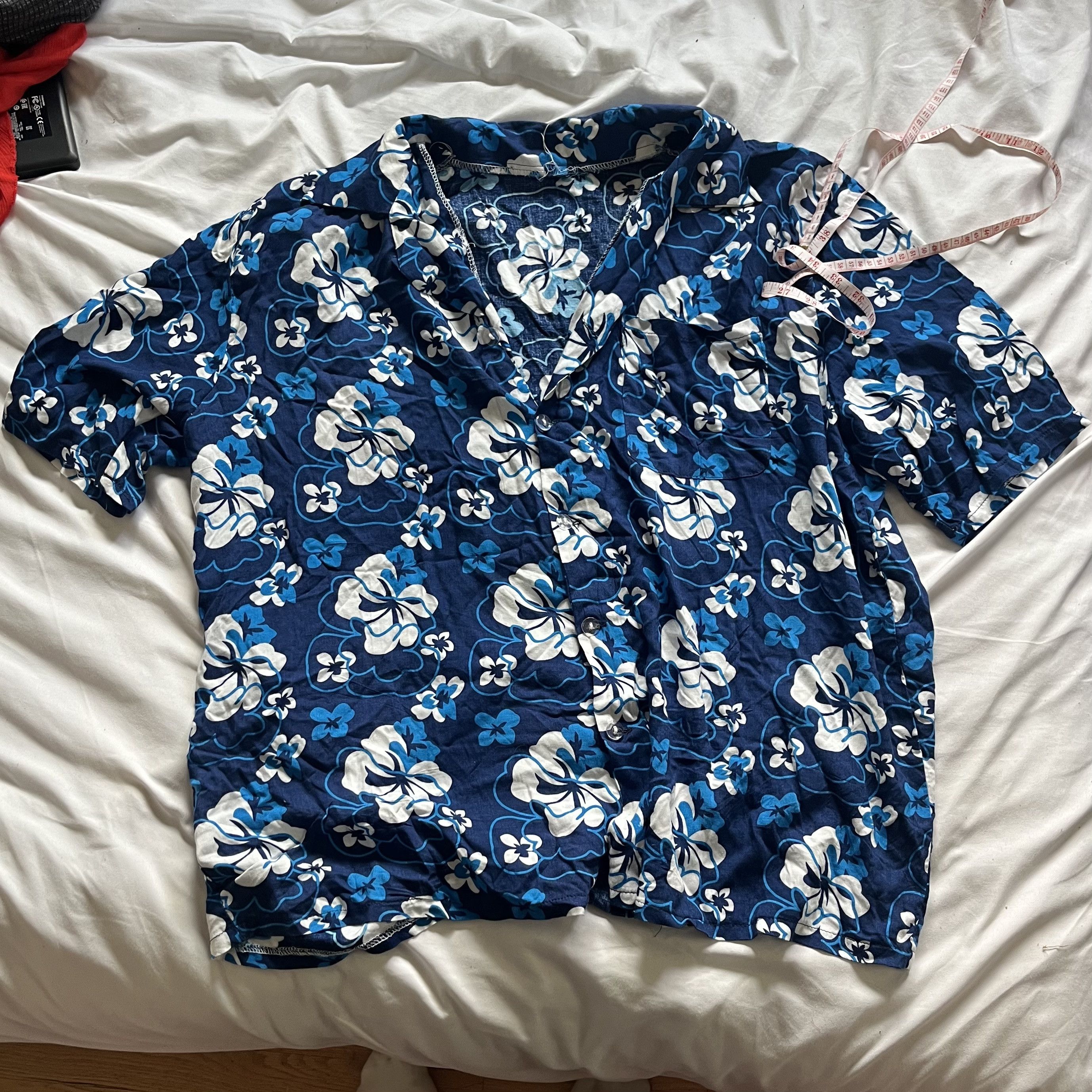 Other Blue and White Hawaiian Shirt Size US XL / EU 56 / 4 - 1 Thumbnail