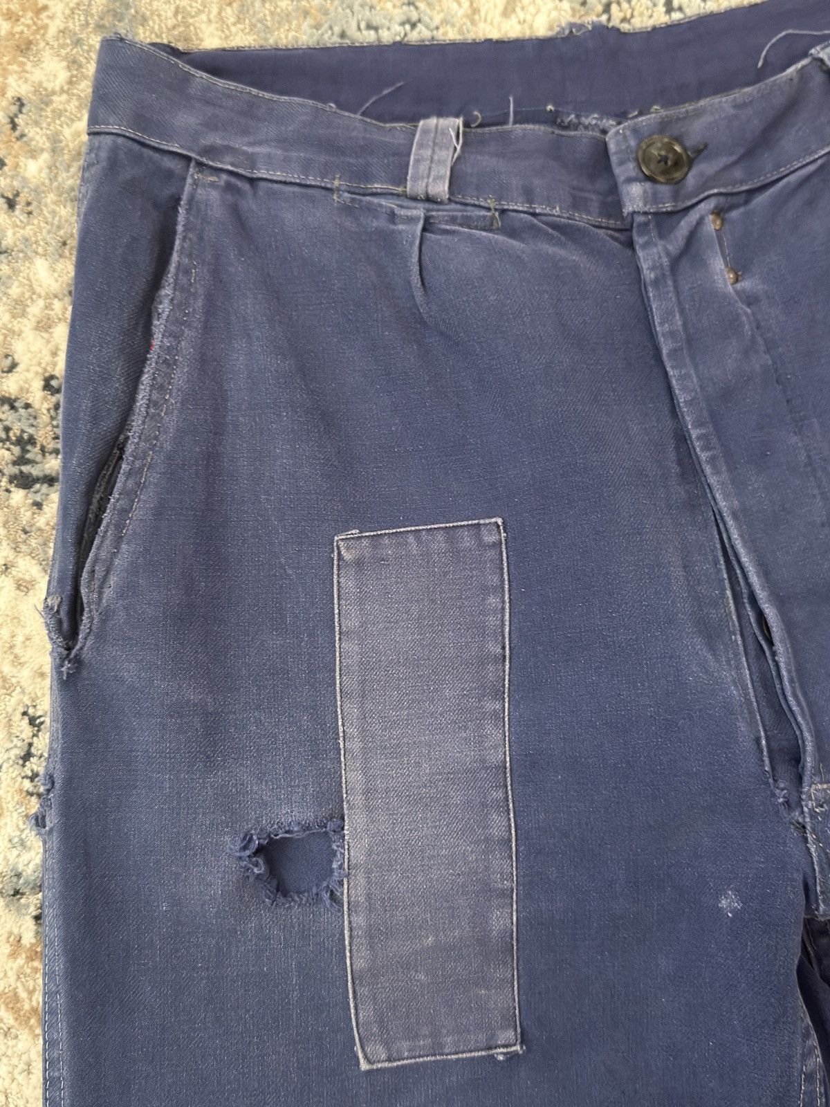 Vintage 1950's Vintage French Workwear Pants Size US 32 / EU 48 - 3 Thumbnail