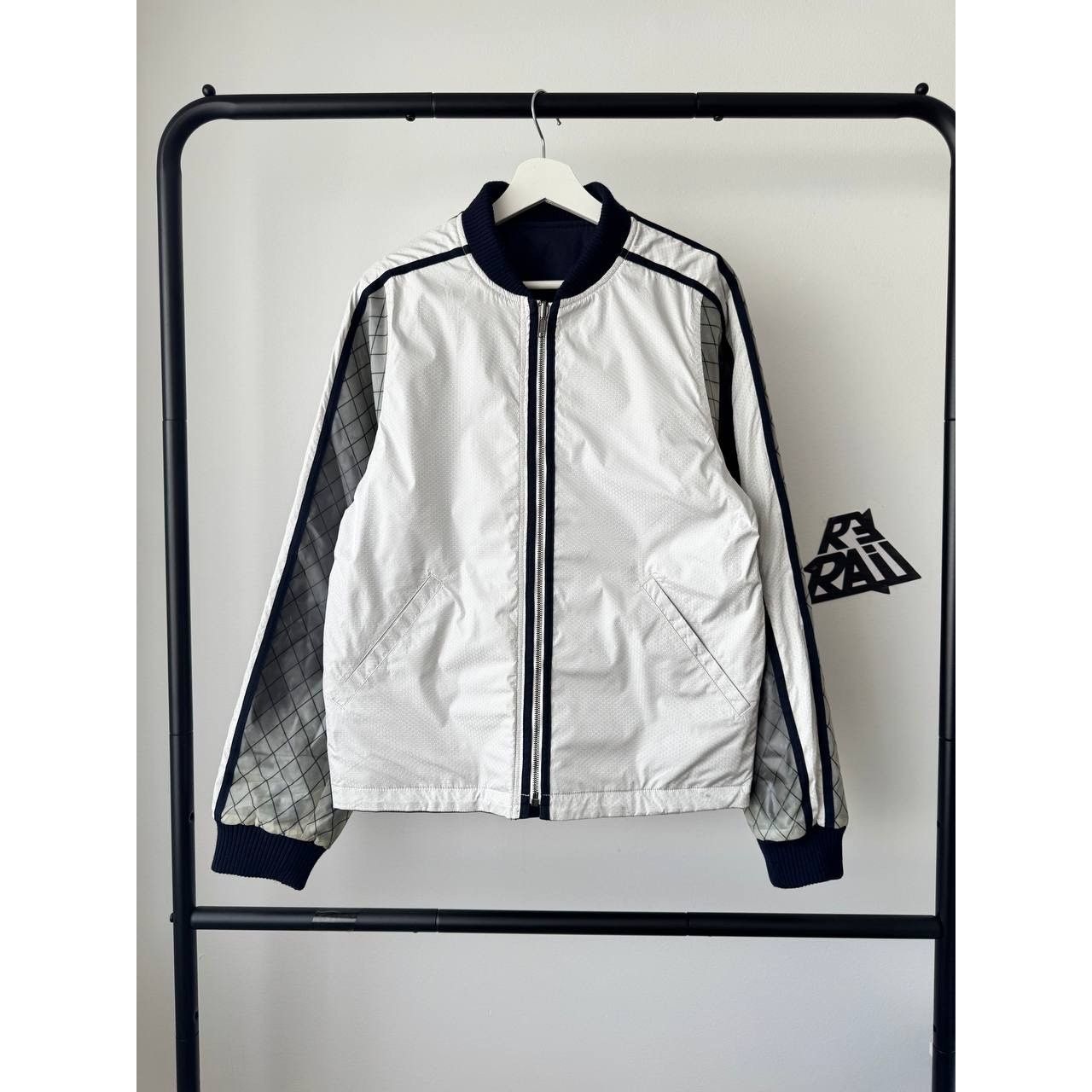 CHILDS Childs Spray Bomber Jacket Navy Mixed Reversible SS17 Size US L / EU 52-54 / 3 - 1 Thumbnail