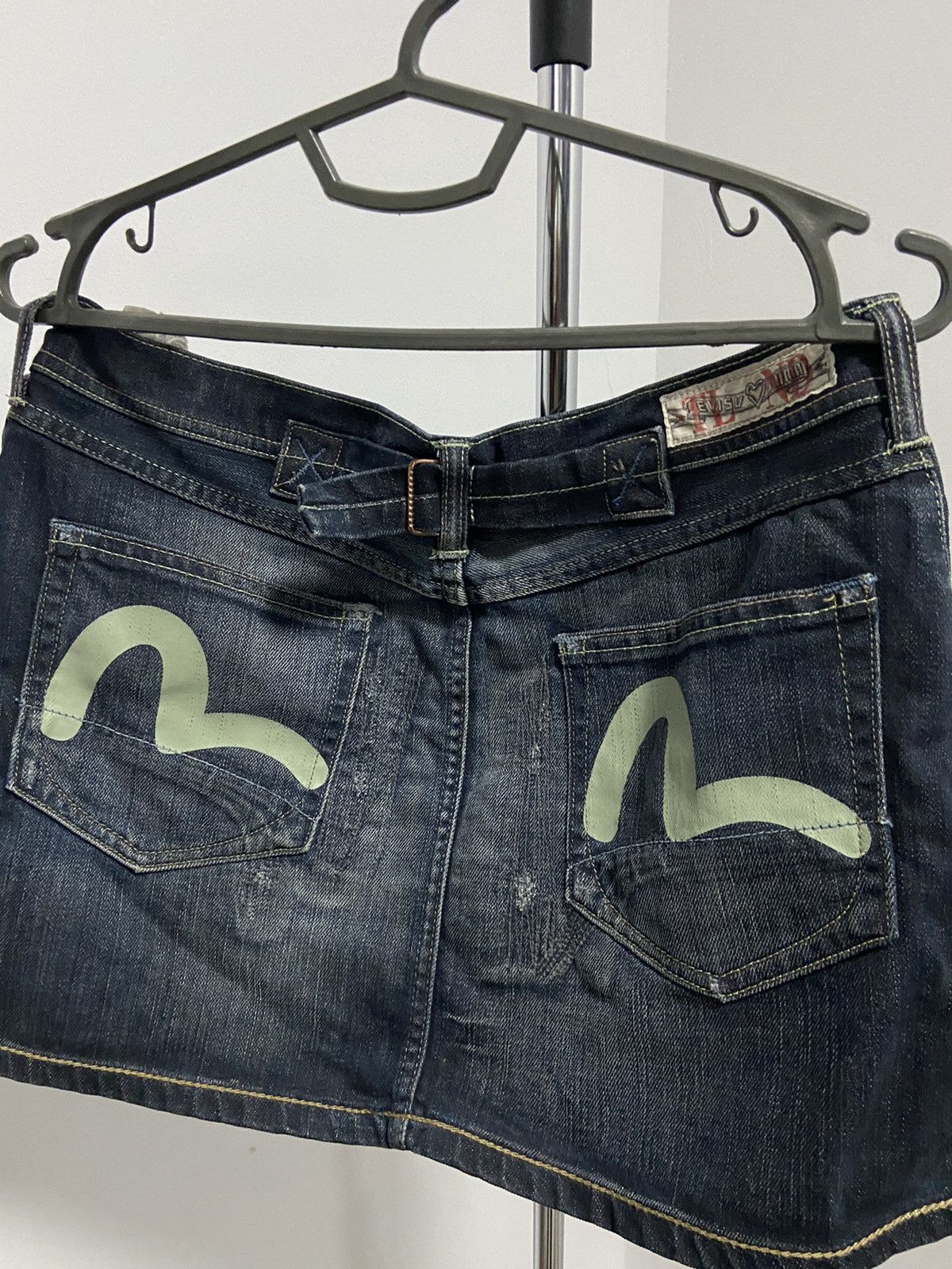 Evisu × Puma × Vintage Puma Evisu skirt seagull vintage dress women's Size 31" - 3 Thumbnail