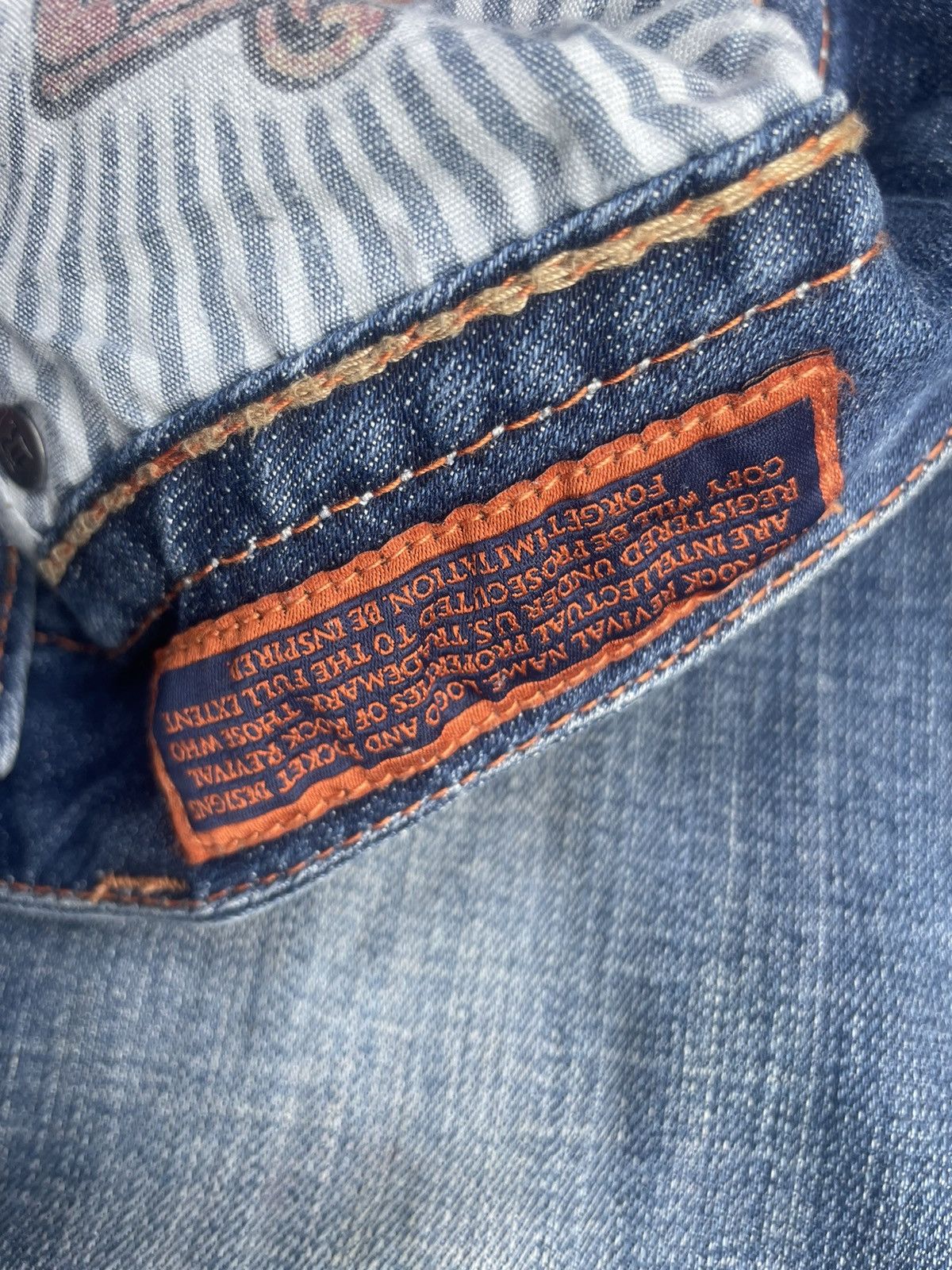 Rock Revival Rock Revival Debbie Straight Distresed Denim Size US 34 / EU 50 - 18 Thumbnail